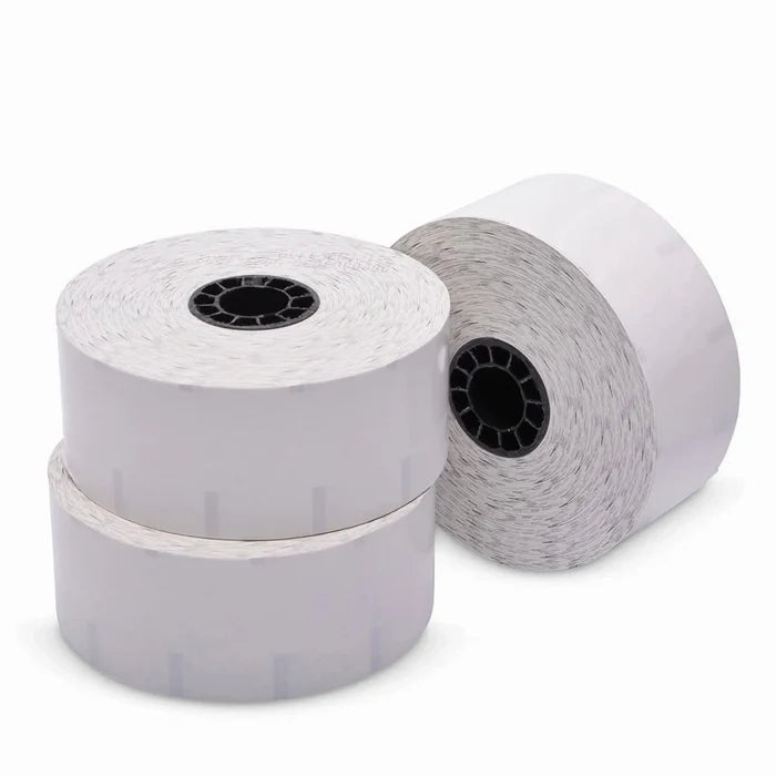 1 1/2" (40 mm) x 270' Iconex Sticky Media Full Tack Linerless Labels (12 Rolls)