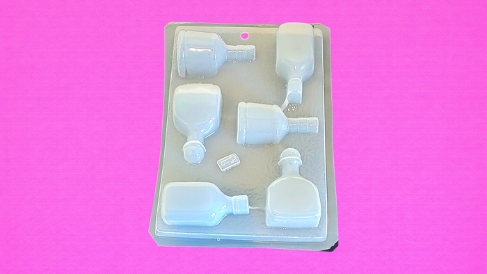 1164 Molde Chico  Mini Botellas