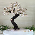 14" Tall Handmade Pink Amethyst Gemstone Tree, Pink Amethyst Base with a Crystal Bird #6404PKPK - 001 - Brazil GemsBrazil Gems14" Tall Handmade Pink Amethyst Gemstone Tree, Pink Amethyst Base with a Crystal Bird #6404PKPK - 001Gemstone Trees6404PKPK - 001