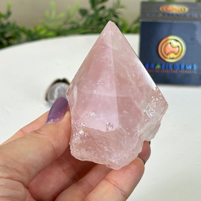 Extra Quality Rose Quartz Crystal Foot & Point #3102RQ-053