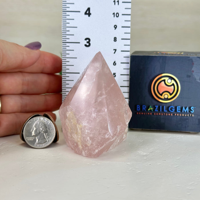 Extra Quality Rose Quartz Crystal Foot & Point #3102RQ-053