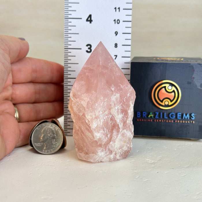 Extra Quality Rose Quartz Crystal Foot & Point #3102RQ-062