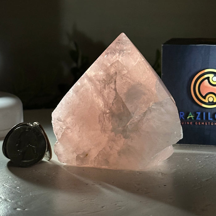 Extra Quality Rose Quartz Crystal Foot & Point #3102RQ-065
