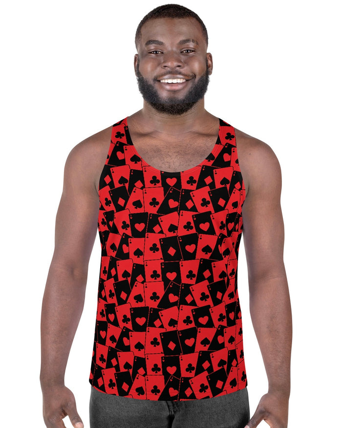 Ace Of Hearts Tank Top, Tank Top, - One Stop Rave