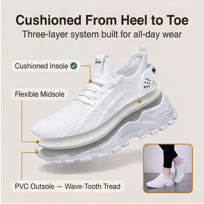 Airessa – Breathable Mesh Sneakers for All Day Comfort