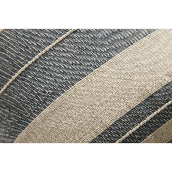 Angela Rose x Loloi Mia Ivory / Denim Pillow