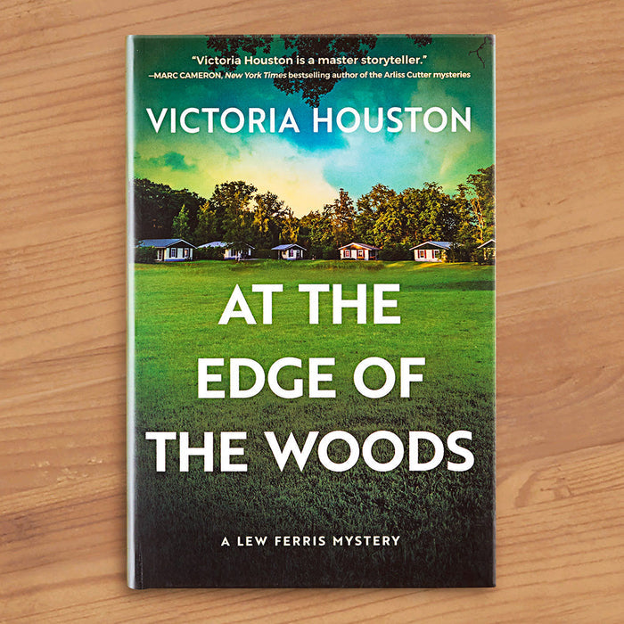"At The Edge of the Woods: A Lew Ferris Mystery" Mystery Novel by Victoria Houston