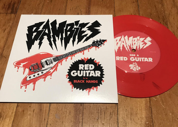Bambies – "Red Guitar" [RED VINYL] – New 7"