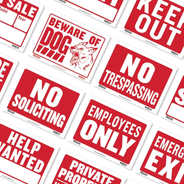 BAZIC 12" X 16" Garage Sale Sign Sold in 24 Units