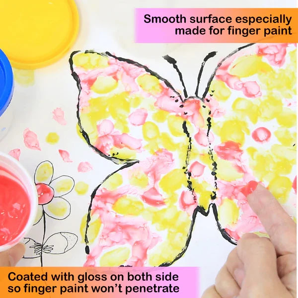 BAZIC 20 Ct. 16" X 12" Finger Paint Paper Pad Sold in 48 Units