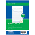 BAZIC 50 Sets 5 9/16" x 8 7/16" 2-Part Carbonless Sales Order Book Sold in 24 Units