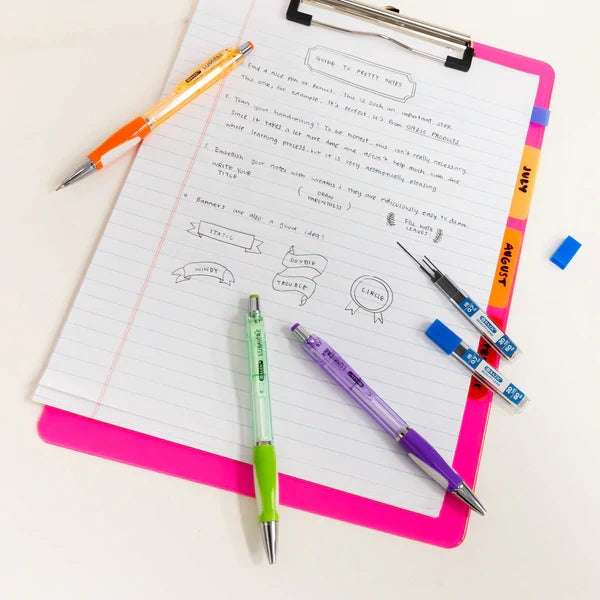 BAZIC Lumiere 0.7 mm Mechanical Pencil w/ Grip (3/Pack) Sold in 24 Units