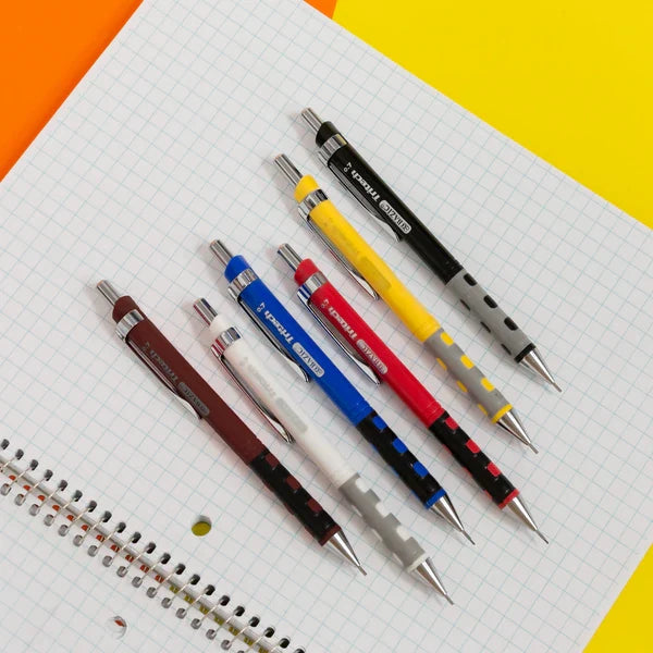 BAZIC Tritech 0.7 mm Mechanical Pencil w/ Ceramics High-Quality Lead Sold in 24 Units