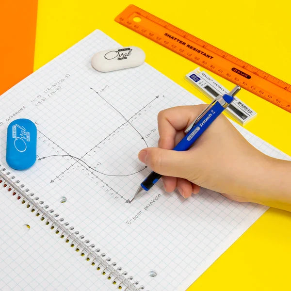 BAZIC Tritech 0.7 mm Mechanical Pencil w/ Ceramics High-Quality Lead Sold in 24 Units
