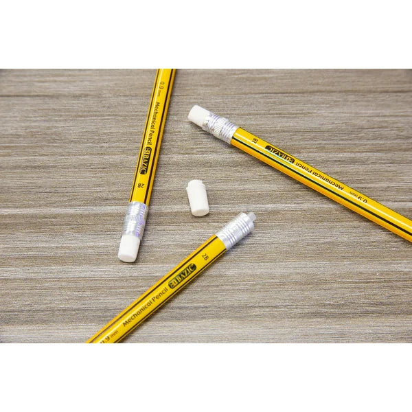 BAZIC Yellow 0.9mm Mechanical Pencil (4/Pack) Sold in 24 Units