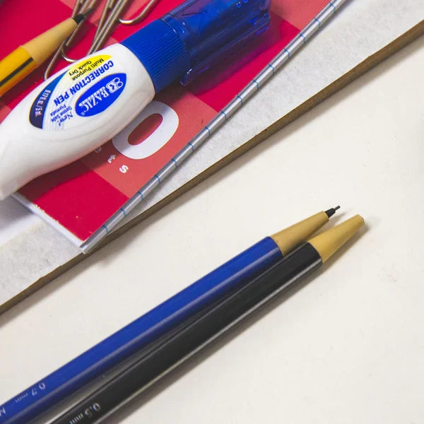 BAZIC Yellow 0.9mm Mechanical Pencil (4/Pack) Sold in 24 Units
