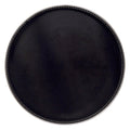 Vintage Black Formica Silver Plate Edge Serving Tray | The Hour Shop
