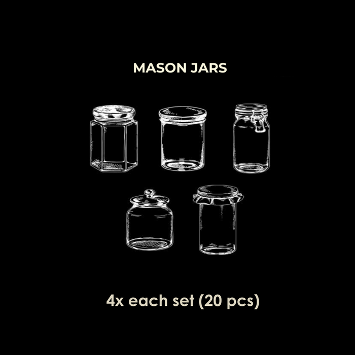 Mason jars (20 pcs) / Mason jars (20 pcs)