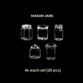 Mason jars (20 pcs) / Mason jars (20 pcs)