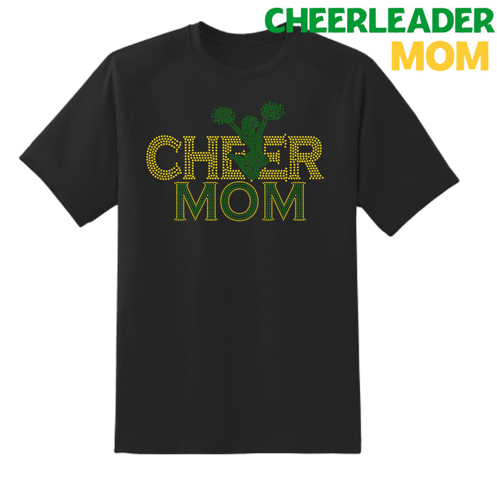 CHEERLEADER MOM BLING TRANSFERS