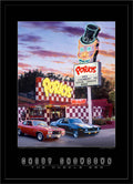 Chevy Showdown at Porky's Diner by Electric Art Gallery