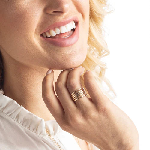 Classic Gold Band Ring - Size 7
