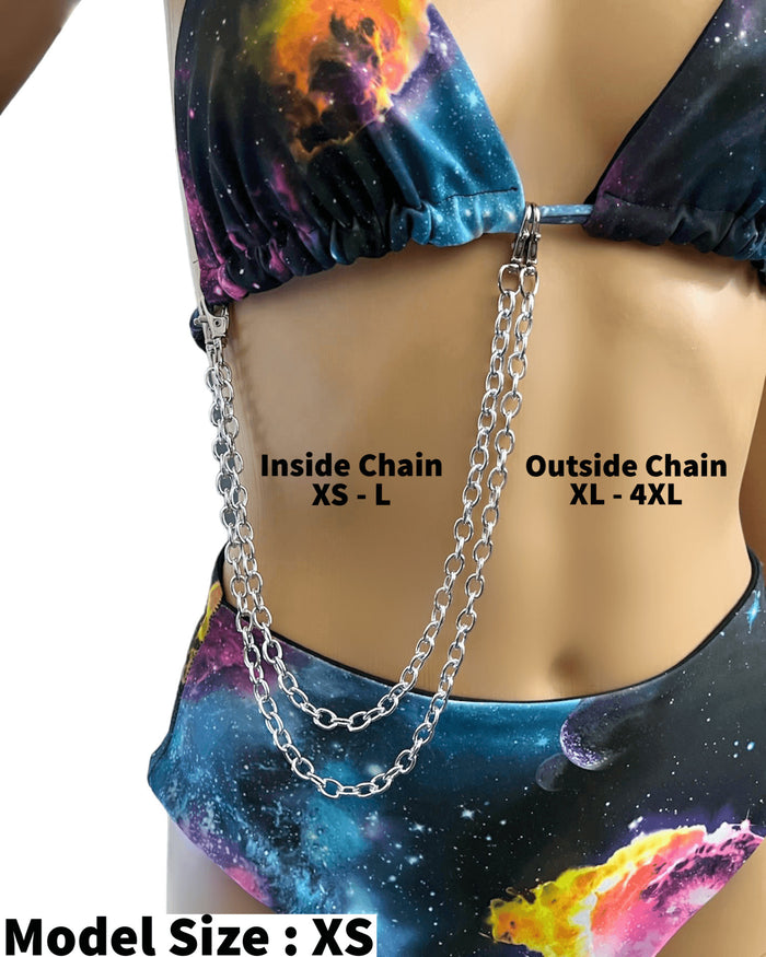 Clip On Single Chain Size Comparison