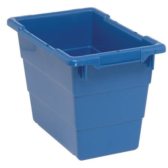 Cross Stack Totes 17-1/4" x 11" x 12" (6 Pack) - TUB1711-12BLCS - Quantum Storage Systems