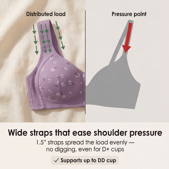 DaisyBra – Wireless Front Closure Comfort Bra
