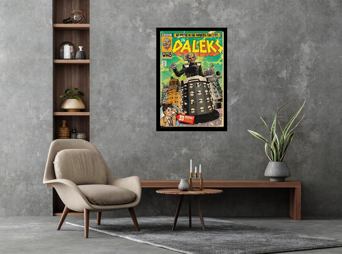 Doctor Who Daleks Comic Poster