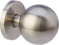 Door Lock Knob Satin Stainless Steel - Dummy Set