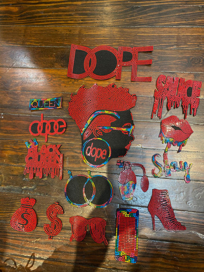 DOPE QUEEN 15 PATCH SET