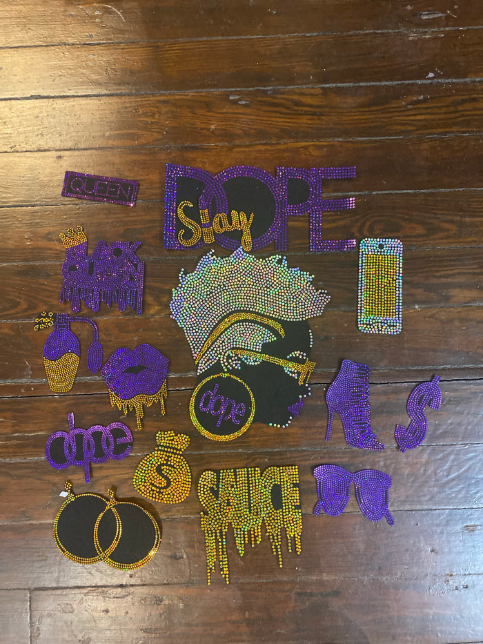 DOPE QUEEN 15 PATCH SET
