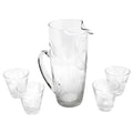 Vintage Etched Duck and Reeds Cocktail Pitcher Set | The Hour Shop