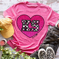 Faux Glitter Heart Checkered State - Customize Yours - PNG
