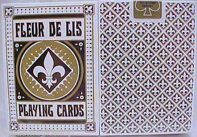 PlayingCardDecks.com-Fleur De Lis Purple & Black 2 Deck Set Bundle Playing Cards