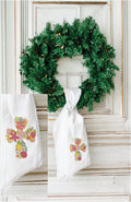 FLORAL CROSS WREATH SASH