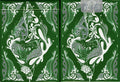 PlayingCardDecks.com-Floral Green Playing Cards USPCC