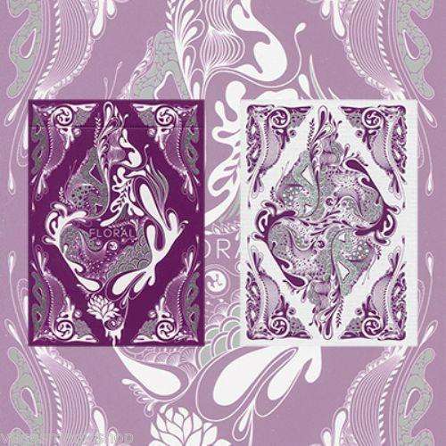 PlayingCardDecks.com-Floral Purple Playing Cards Deck