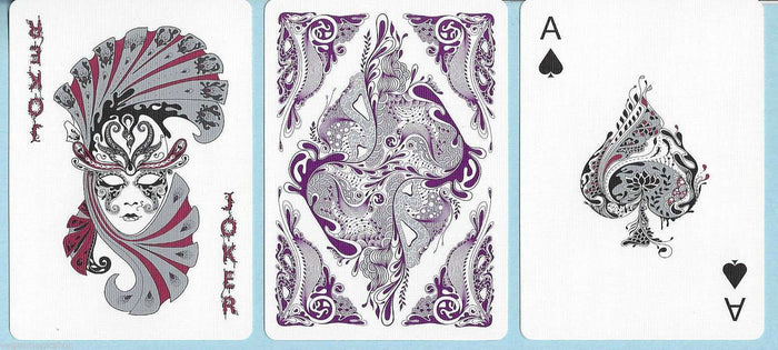 PlayingCardDecks.com-Floral Purple Playing Cards Deck
