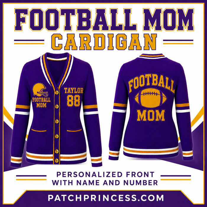 FOOTBALL MOM Cardigan