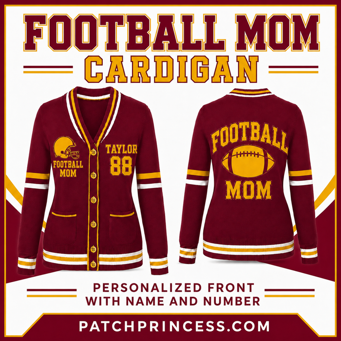 FOOTBALL MOM Cardigan