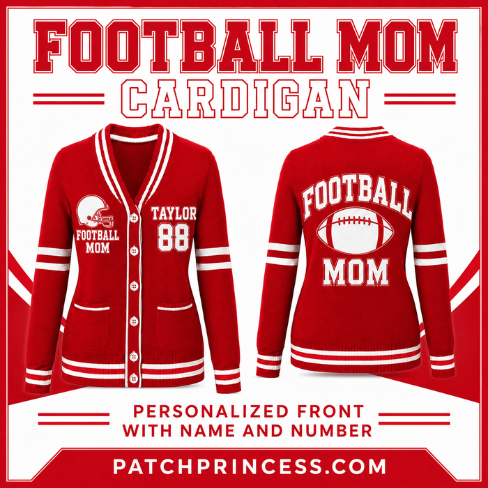 FOOTBALL MOM Cardigan