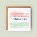 Fun Bible Verse Ordination Card with recycled kraft envelope