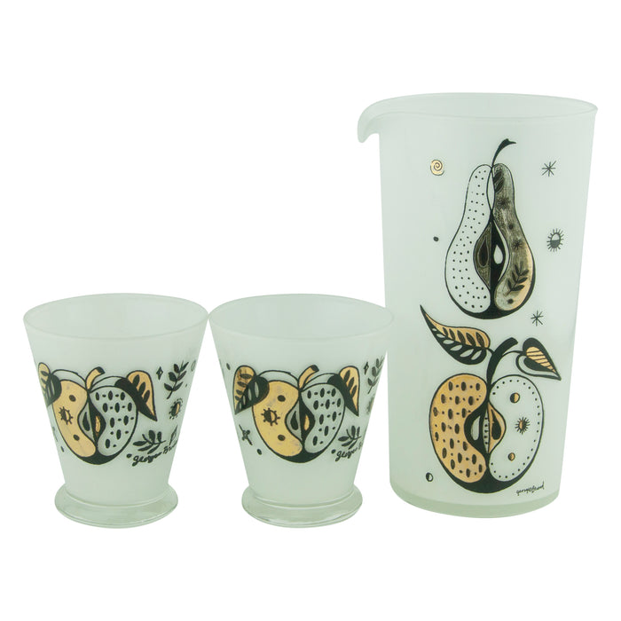 Vintage Georges Briard Cocktail Pitcher Set For 2 | The Hour