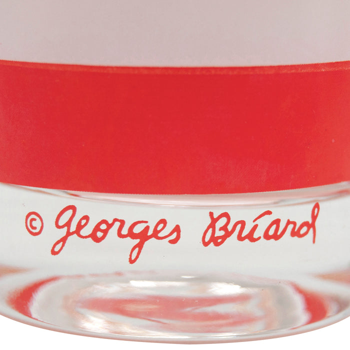 Vintage Georges Briard Cabana Striped Collins Glasses Signature | The Hour Shop