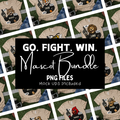 Go Fight Win Mascot Bundle - PNGS
