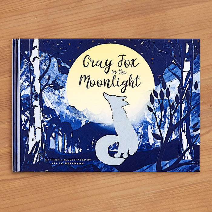 "Gray Fox in the Moonlight" Children's Book by Isaac Peterson