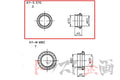 GReddy AIRINX B Type Univeral Hose Adapter S70 70mm AY-ＳB ##618121780 GREDDY