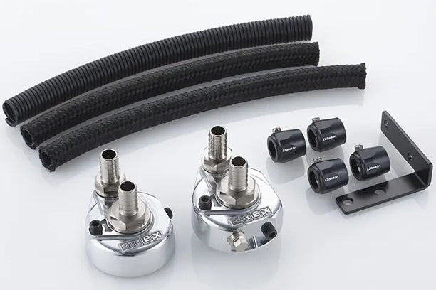 GREDDY Oil Element Relocation Kit -  JZA80 2JZ-GTE ##618121141 GREDDY